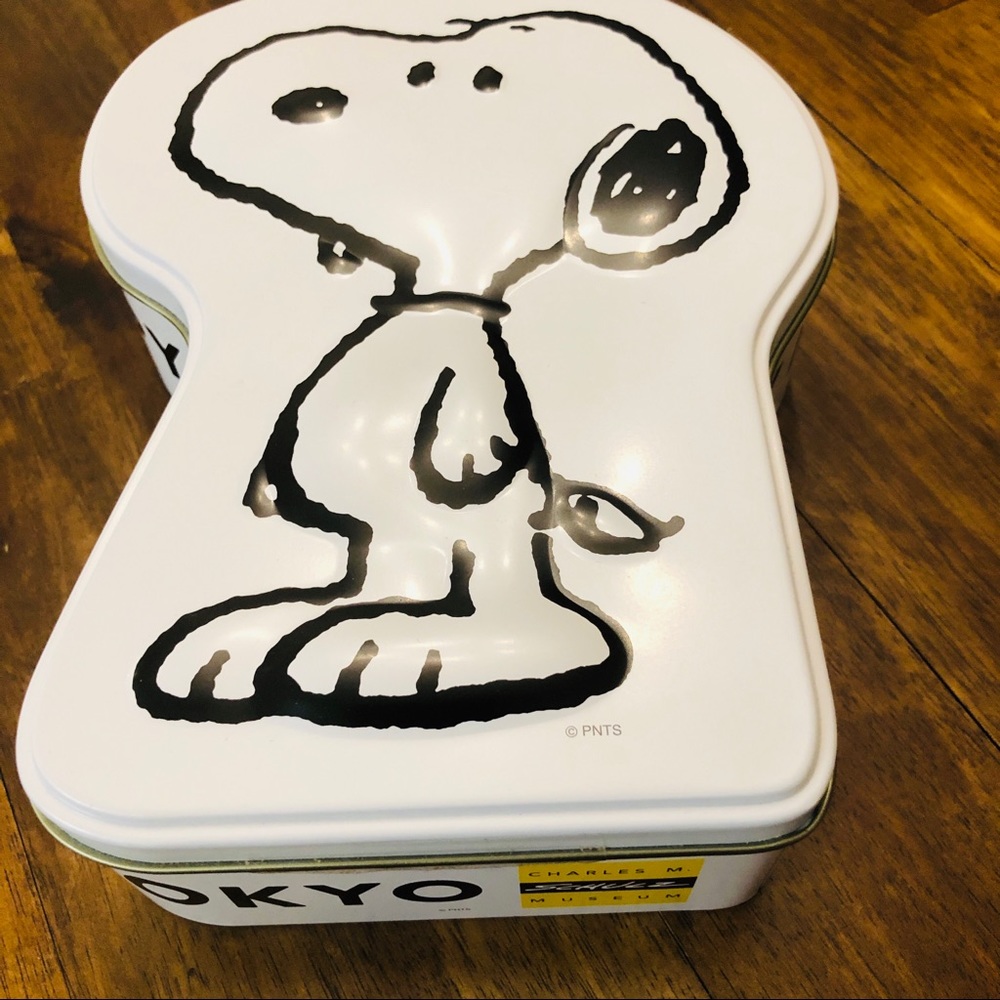 Snoopy empty canister from Snoopy Tokyo Museum Peanuts